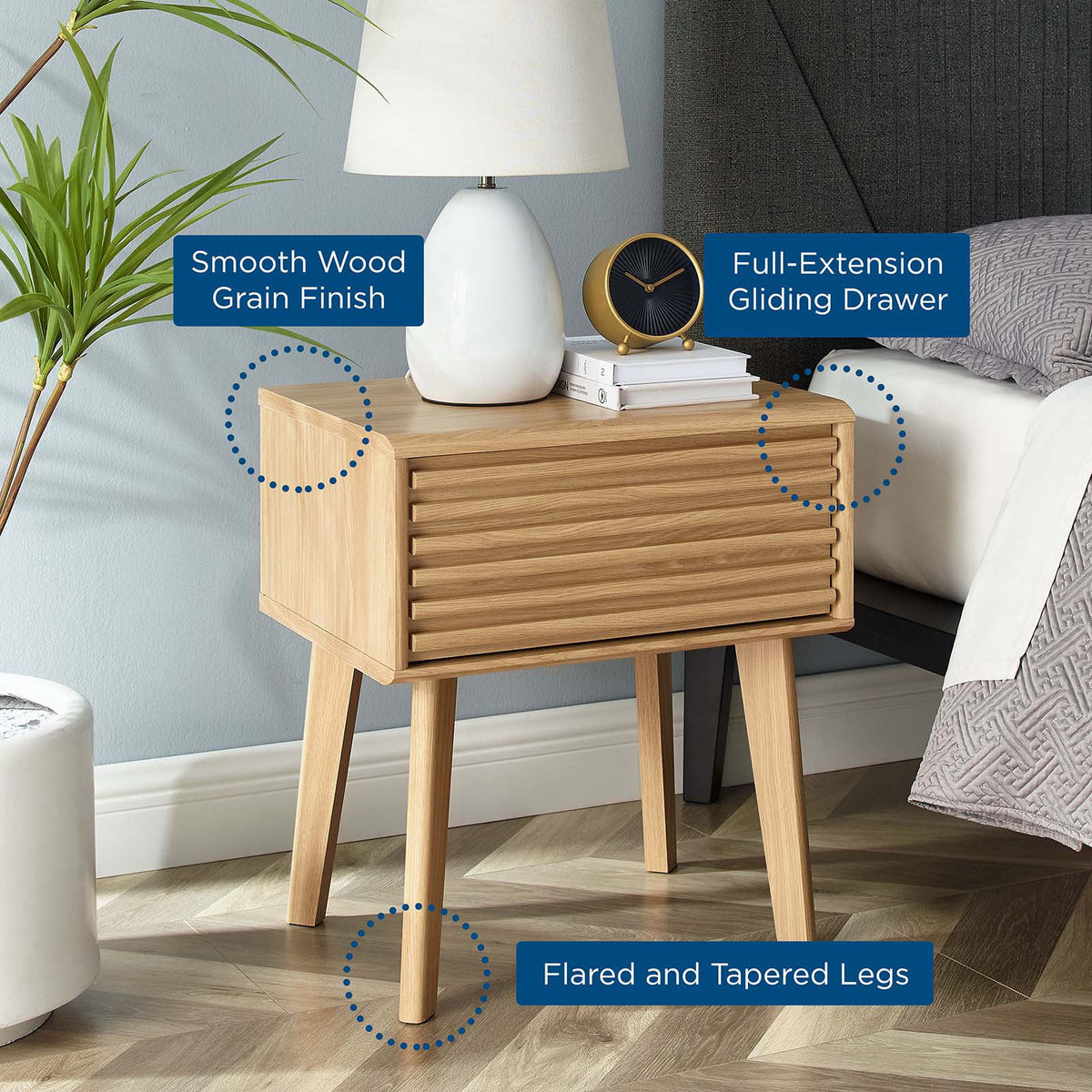 Oak End Table N266846