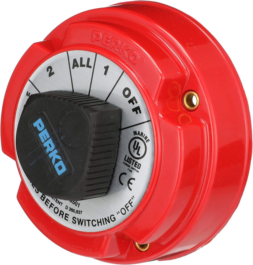 Battery Selector Switch, Red, Pack of 2 N9763