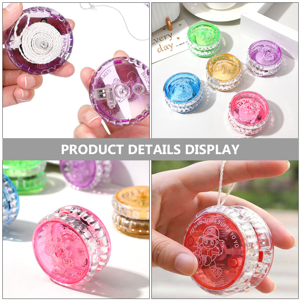 10Pcs LED Yo-yo Toy Light up Yo-yo Responsive Ball Toy I759