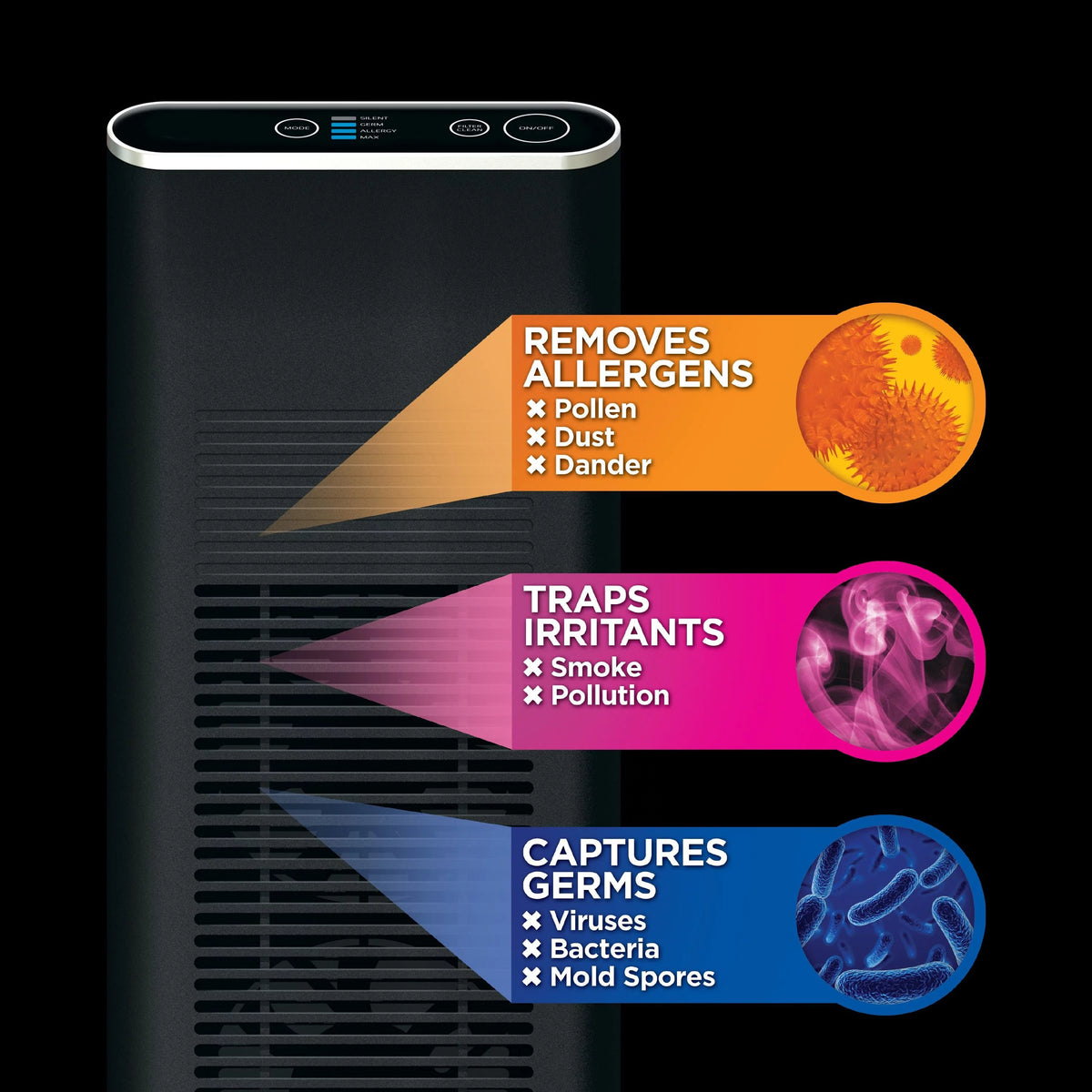 Black Air Purifier E199