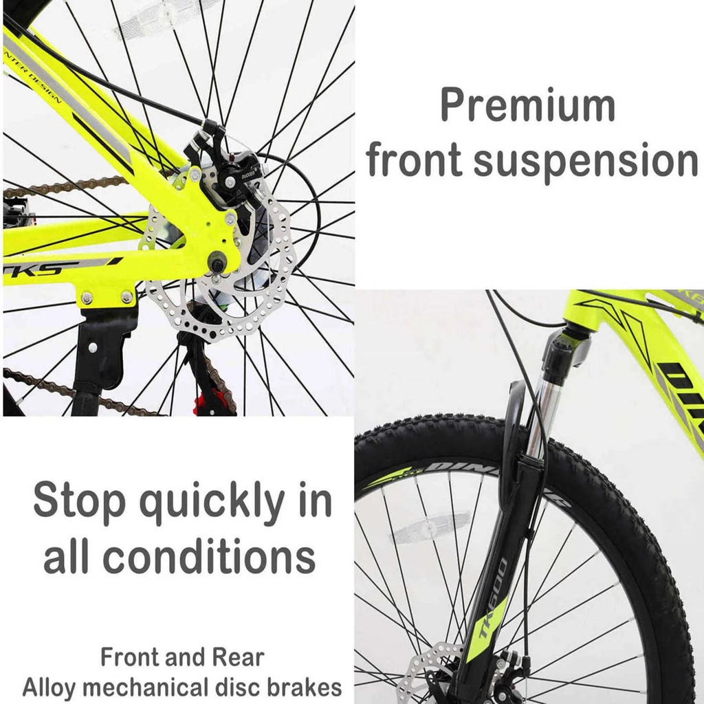 Yellow 21-Speed 26-inch Mountain Bike S171421