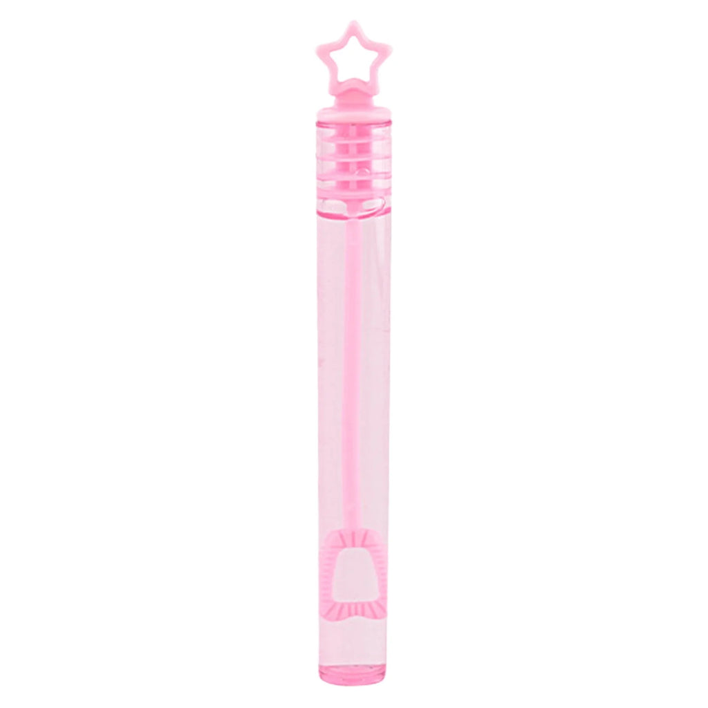 Heart & Star Shaped Tube Soap Mini Bubble Wand Stick Toy T2620