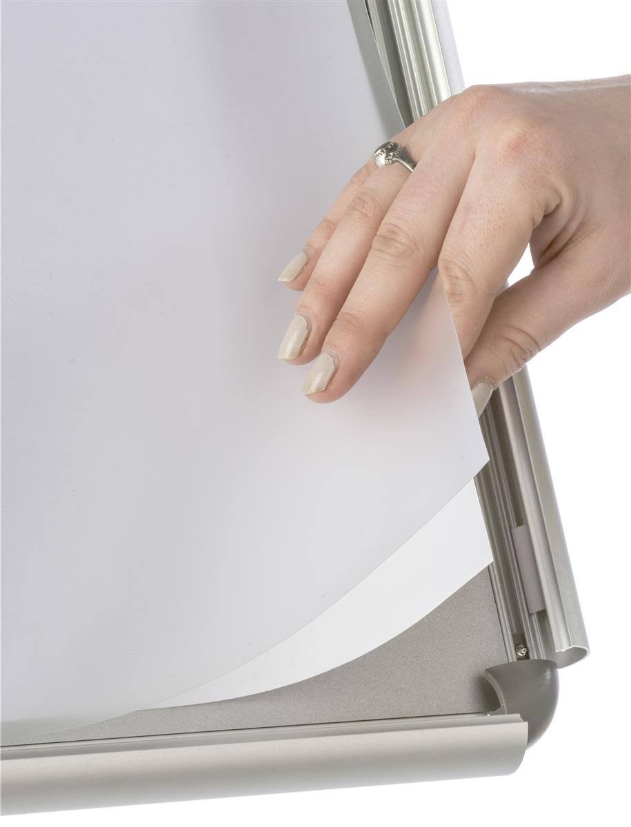 Silver Snap Open Floor Sign Stand Q91792