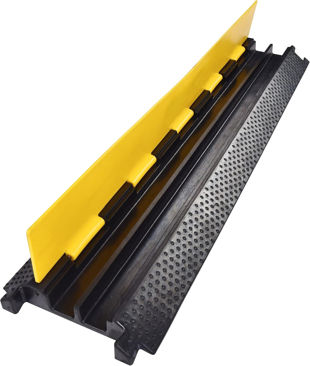 2 Channel Rubber Cord Protector Speed Bump Pack of 2 I2645