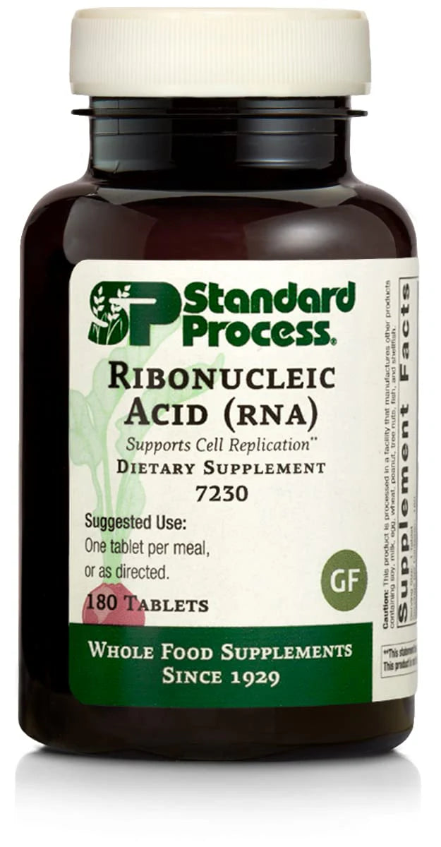 Ribonucleic Acid RNA Supplement with Calcium and Magnesium Citrate Vegetarian Gluten Free 180 Tablets Y6699