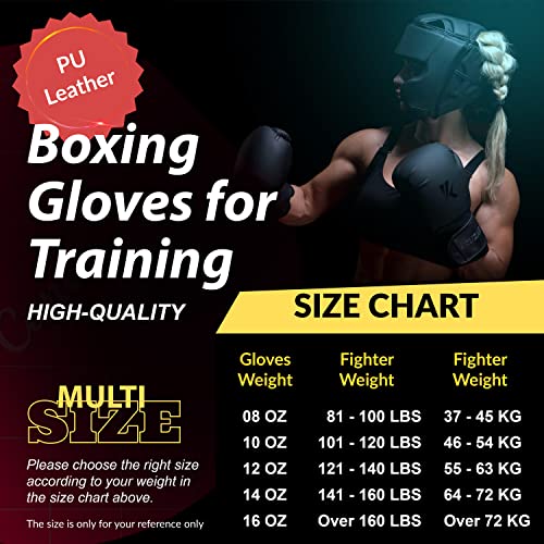 Matte Black Boxing Gloves and Pads I678007