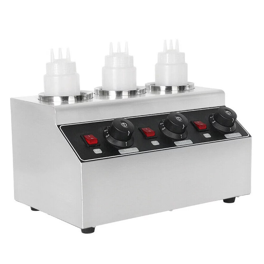 240W Electric Sauce Warmer 3 Bottles C26668