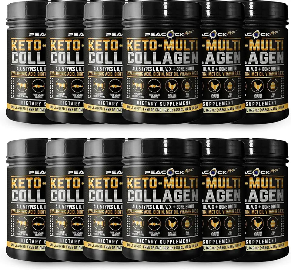 Multi Collagen Protein Powder 194.4 oz Pack of 12 Unflavored X450