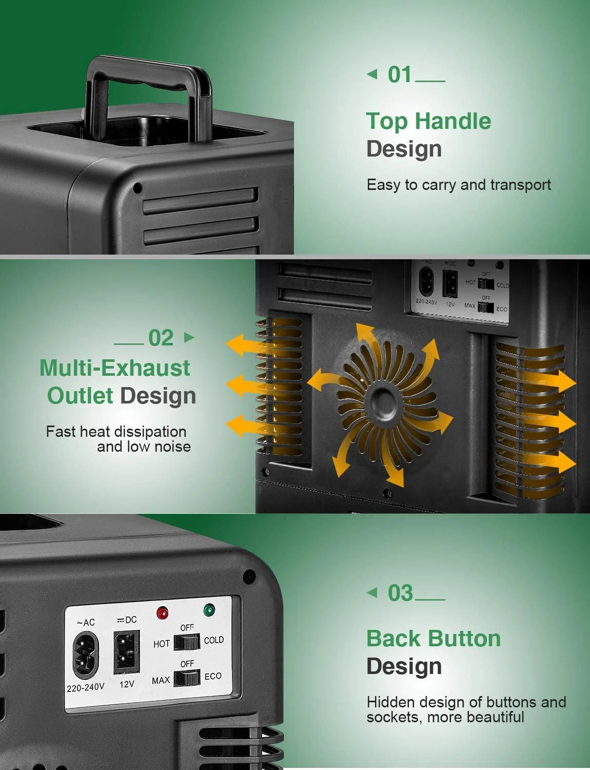 15L Portable Cooler Warmer E9310