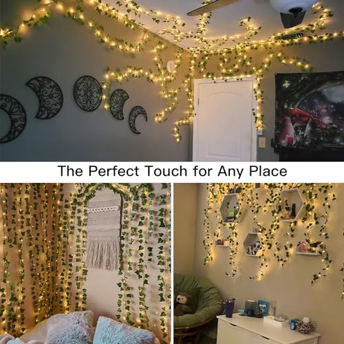 200 LED 6.5ft x 6.5ft Pothos Fairy Curtain Lights with Remote Warm White Y273