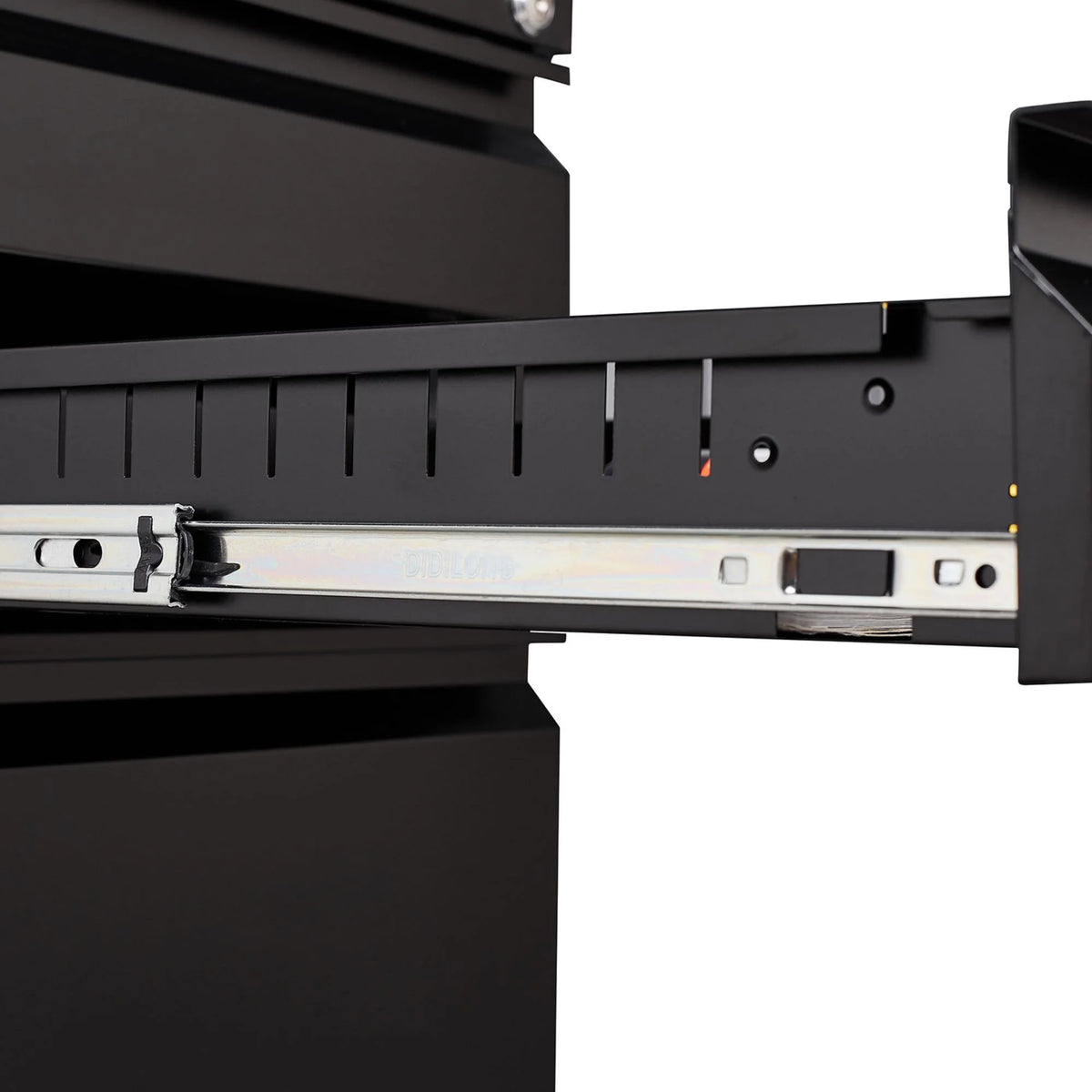 Black 3 Drawer Metal File Cabinet with Lock Y630