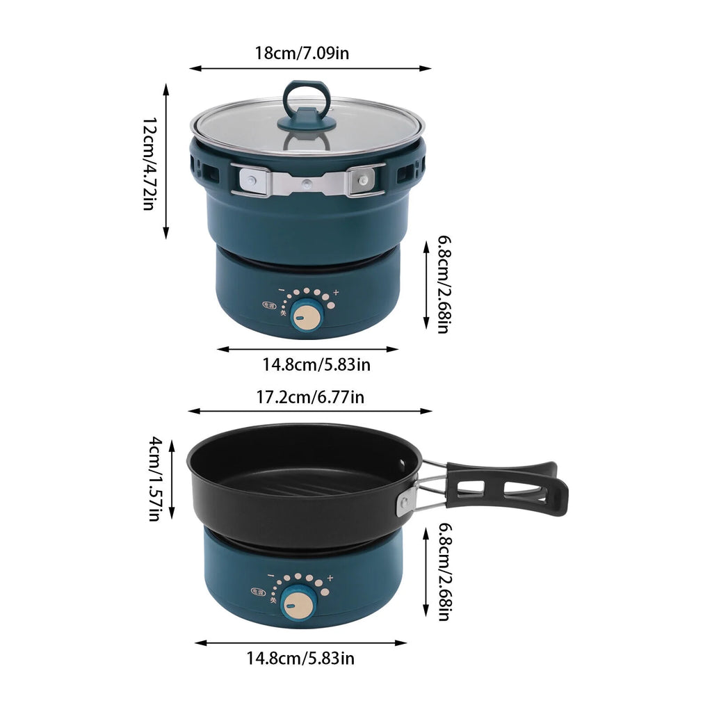 Portable Multifunction Split Electric Cooker with Steamer 110V X368036