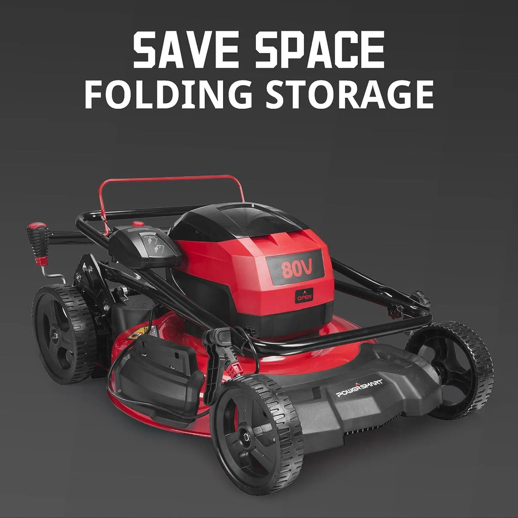 80V MAX 21 Cordless Brushless Electric Lawn Mower B502