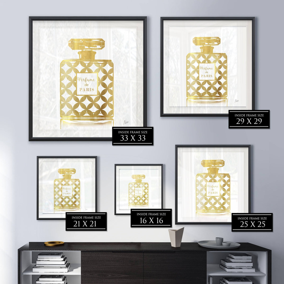 Framed Giclee Print 28x28 O28165