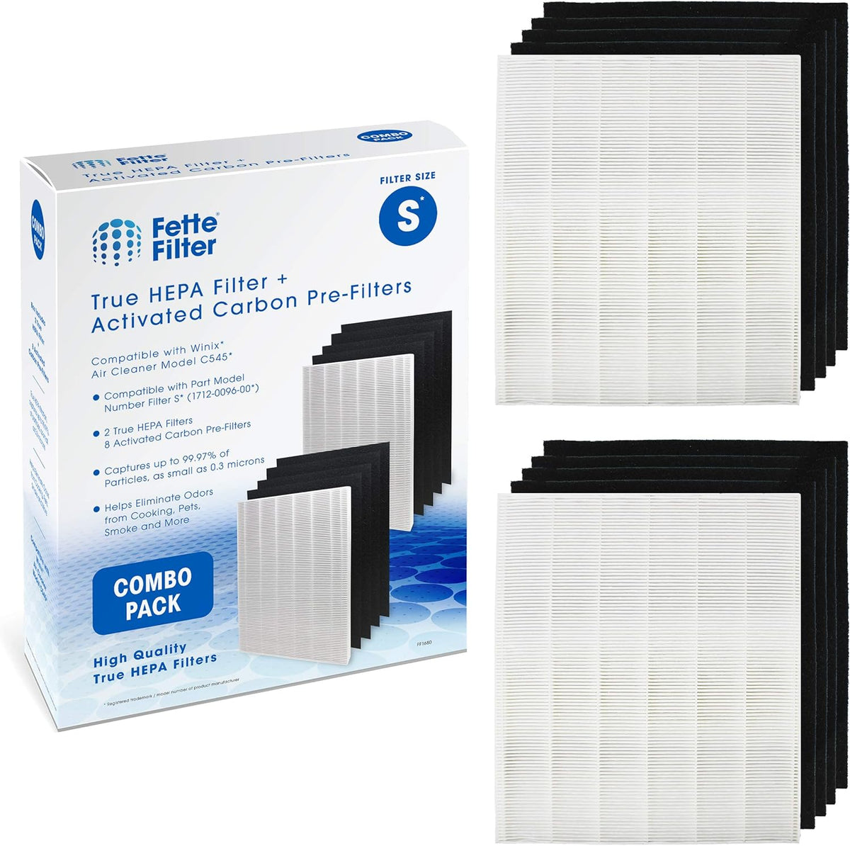2 True HEPA + 8 Carbon Filters Q5713