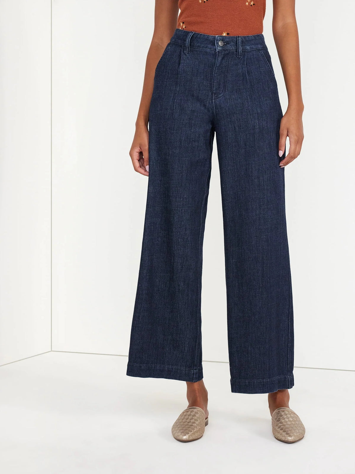 High Rise Wide Leg Trouser Jeans Y69675