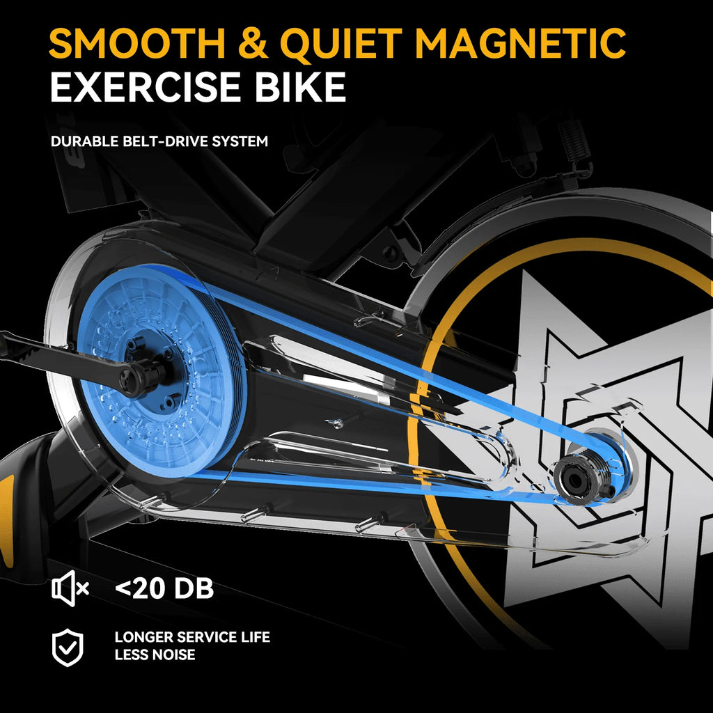 Indoor Cycling Bike with Silent Magnetic Resistance B673