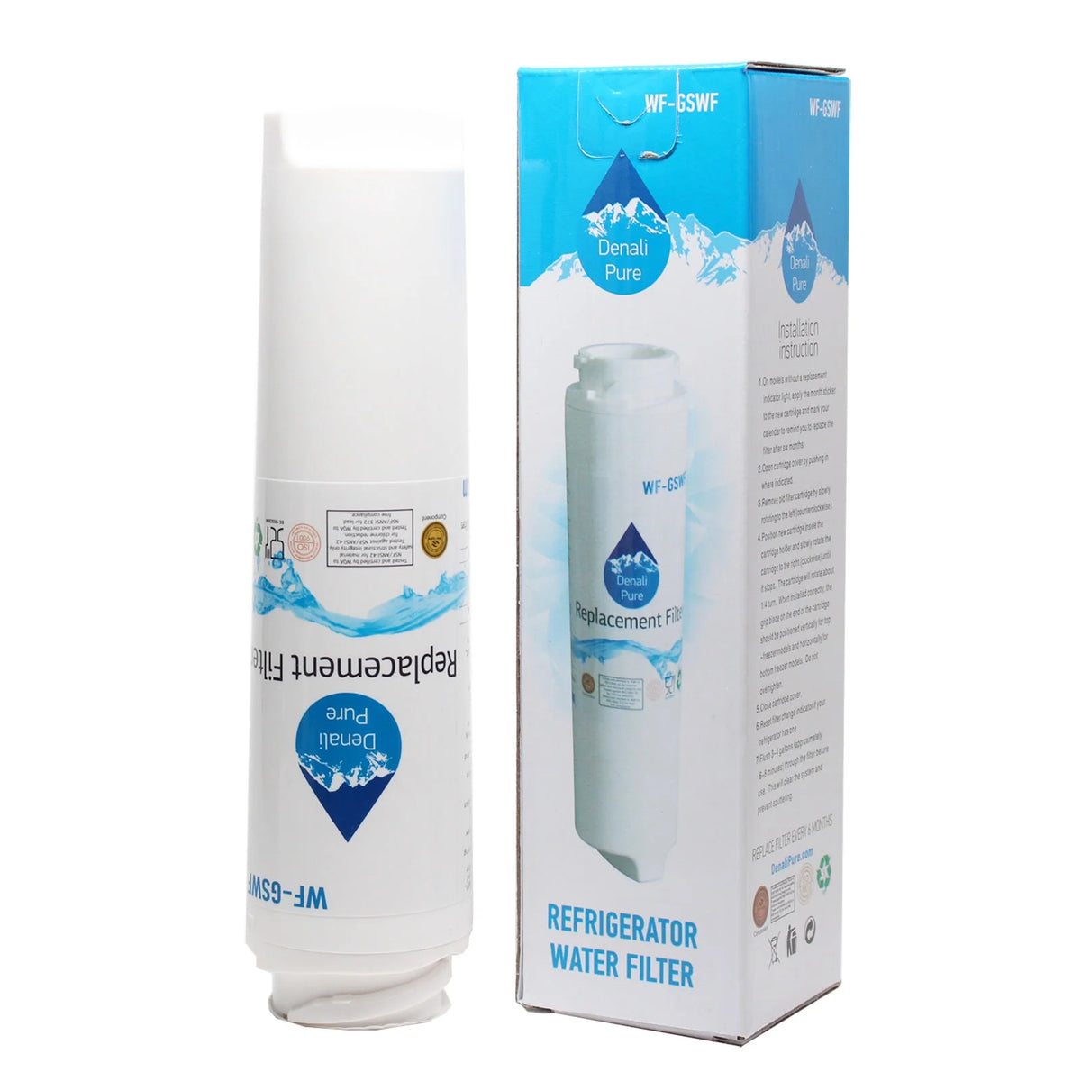3-Pack Replacement Water Filter for Refrigerator M7801