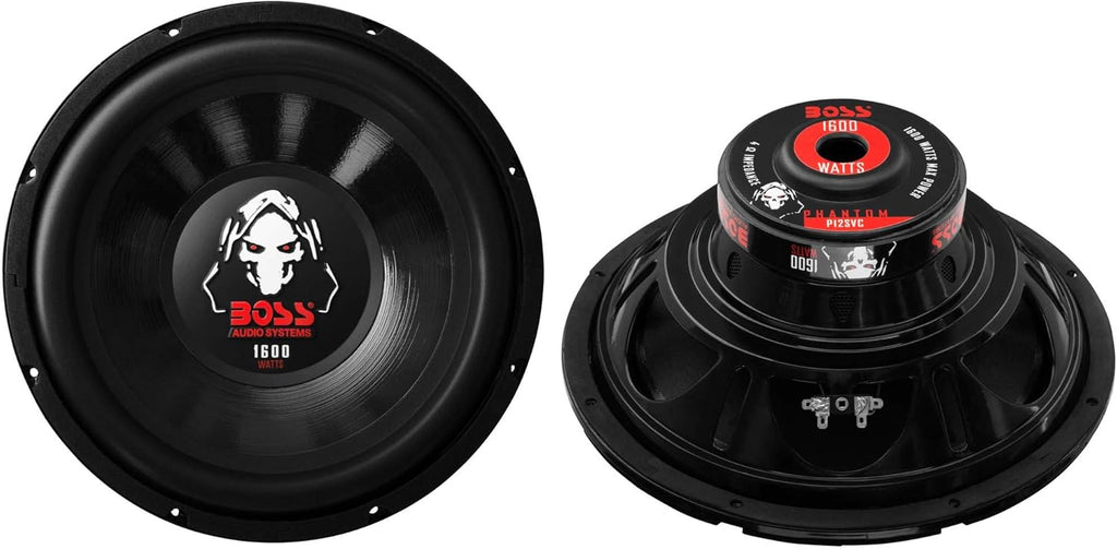 12" 3200W 4-Ohm SVC Car Stereo Subwoofer Set, Pair V80684