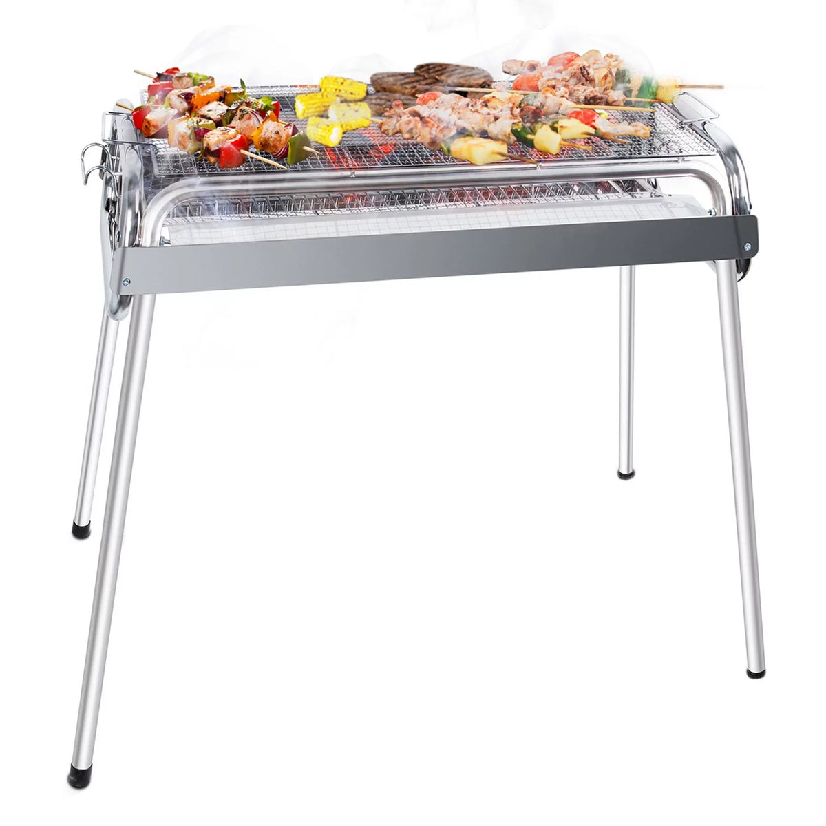 Foldable Stainless Steel Charcoal Grill H818669