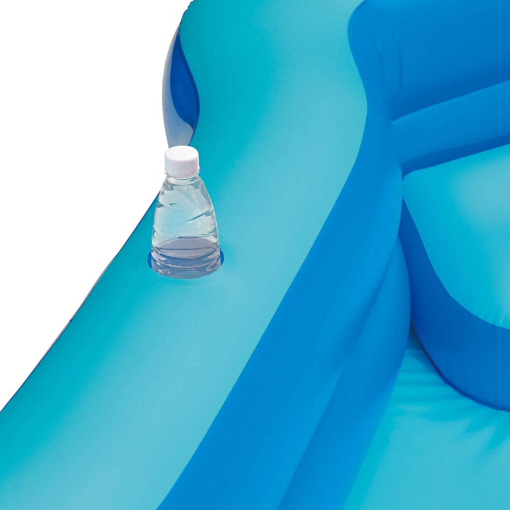 Blue Inflatable Family Swimming Pool 4 Seats Square N7705