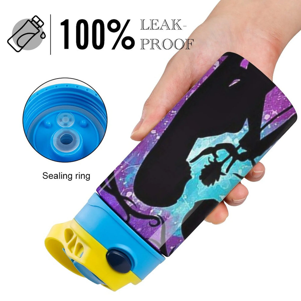 Insulated Stainless Steel Water Bottle With Straw K202690