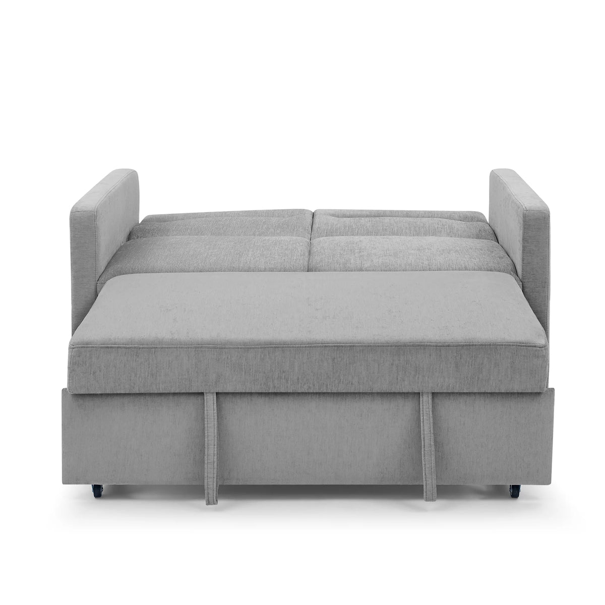 Grey Loveseats Sofa Bed with Pull-Out Bed B190