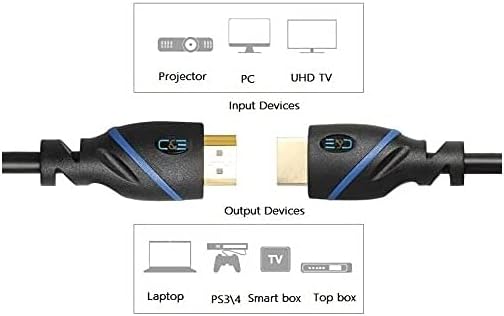 100ft High Speed HDMI Cable Male to Male with Ethernet Black E7331