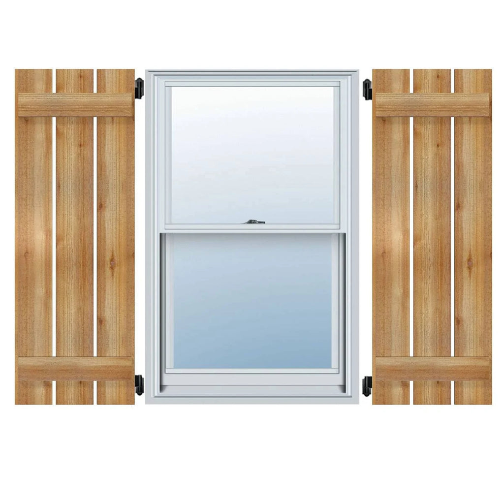 Rough Sawn Board-n-Batten Shutters I925