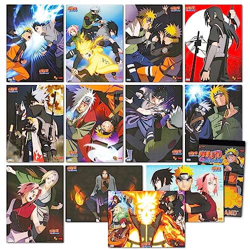 12 Anime Posters Pack Set with Stickers H637678