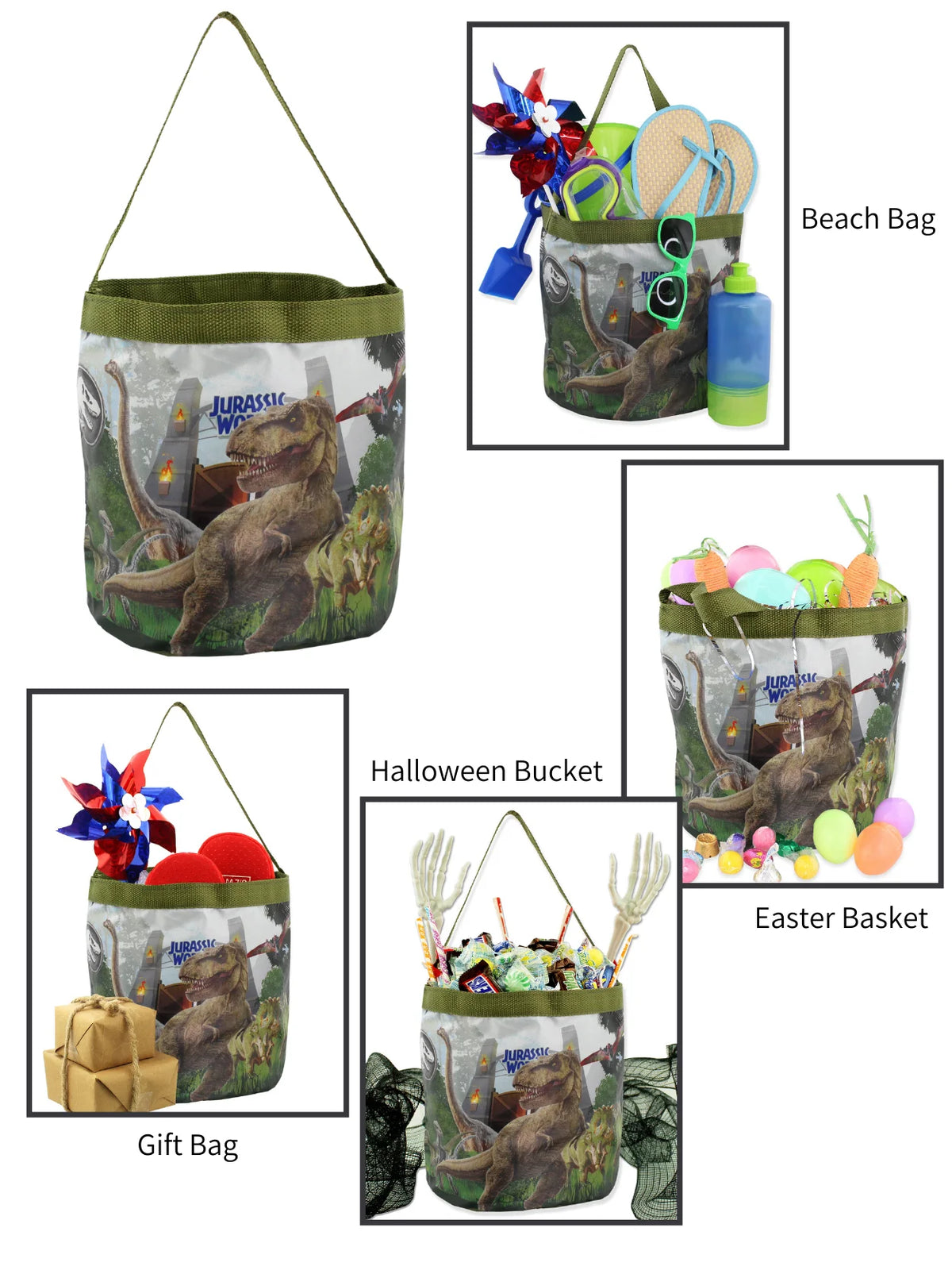 Collapsible Basket Toy Storage Tote Bag W389