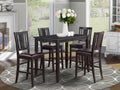 Black 5-piece Table and Counter Dining Chair Set R479932