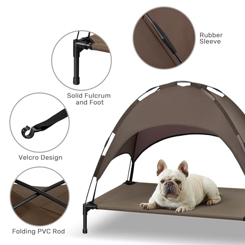 Elevated Dog Bed with Canopy G5209