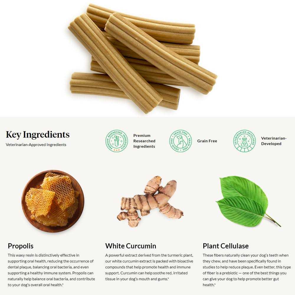 All Natural Canine Dental Chews Sticks O62526